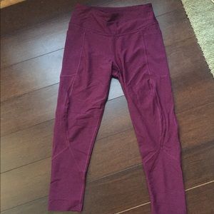 Maroon VSX Leggings